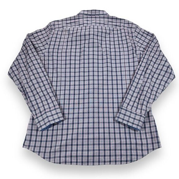 Banana Republic Shirt Mens Size Large Checked Slim Fit Long Sleeve Button Down - Picture 3 of 10